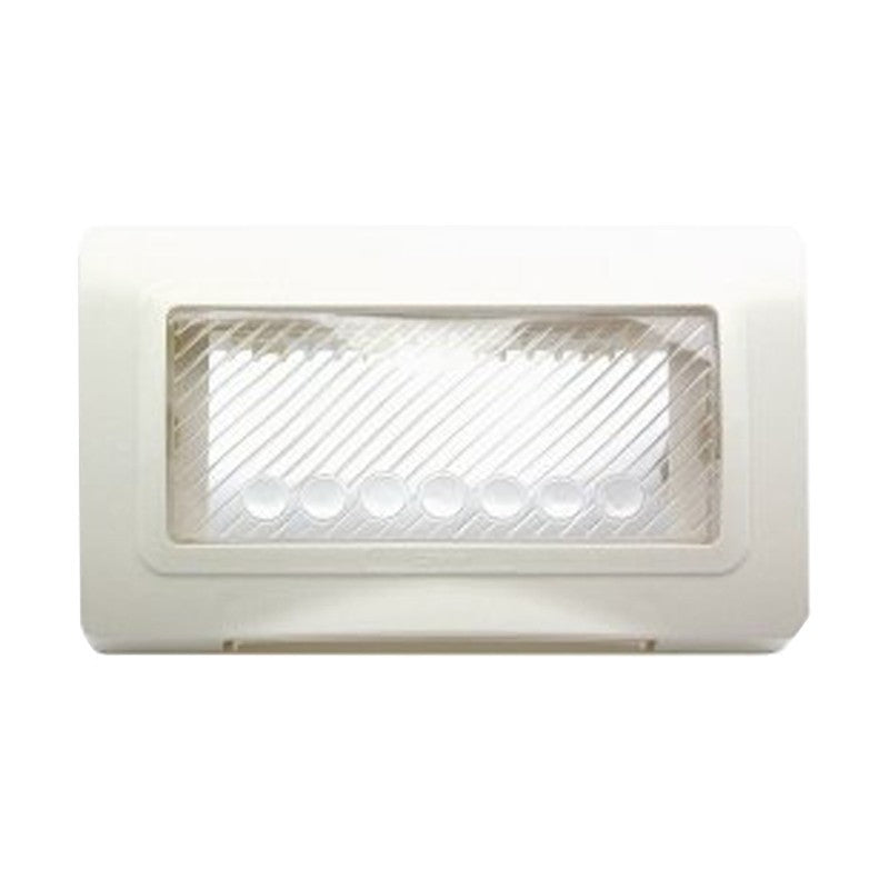 Placca IP55 RAL9010 Membrana S44 4M AVE44SP04B Placca IP55 RAL9010 Membrana S44 4M AVE44SP04B